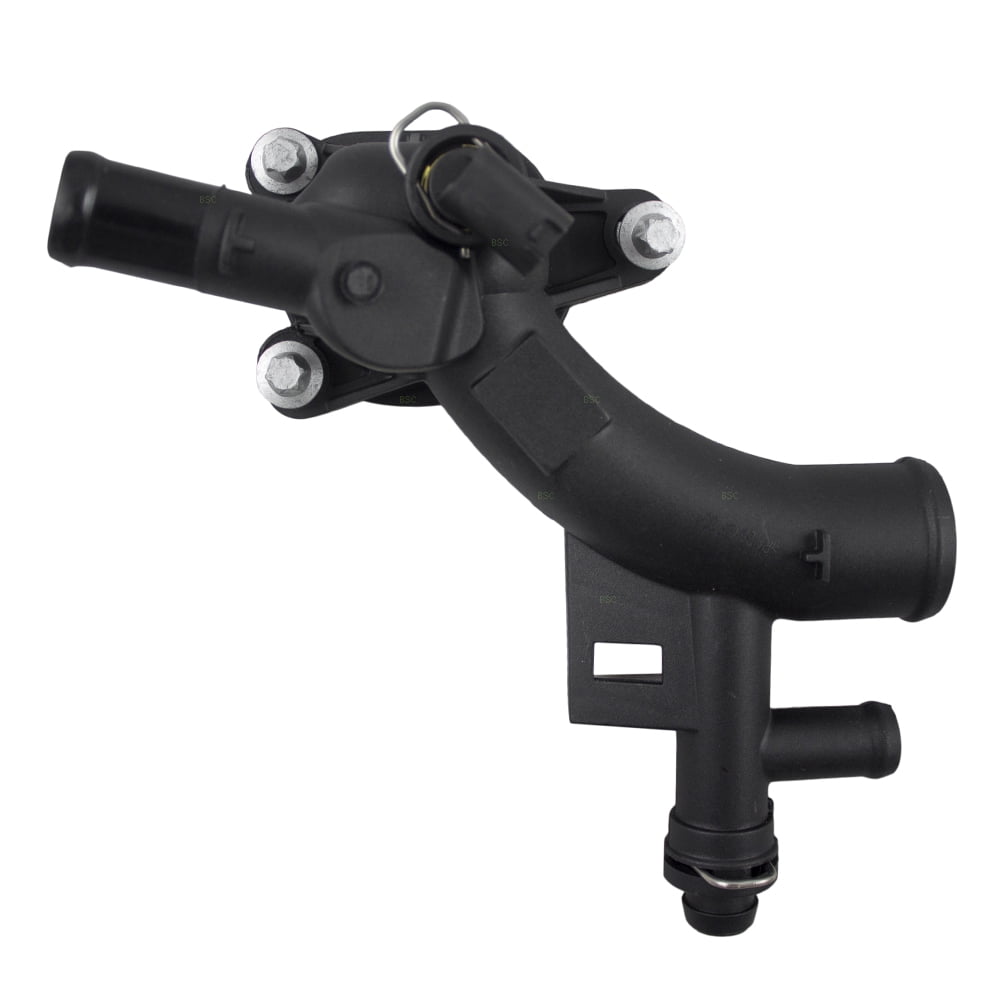 Aluminum Coolant Thermostat Housing Water Outlet & Hose