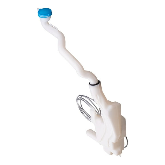 Brock Replacement Windshield Washer Reservoir with Inlet, Cap and Pump without Sensor Hole Compatible with 2016-2020 Civic Coupe/ Civic Sedan & 2019-2021 Insight
