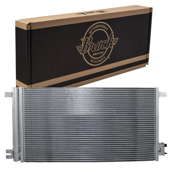 Brock Replement A/C Condenser Assembly Compatible with Malibu & Malibu Maxx G6 Aura 20820057 20820058