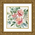 thumbnail image 1 of Brockmon, Kristen 12x12 Gold Ornate Wood Framed with Double Matting Museum Art Print Titled - Garden Blush II, 1 of 4