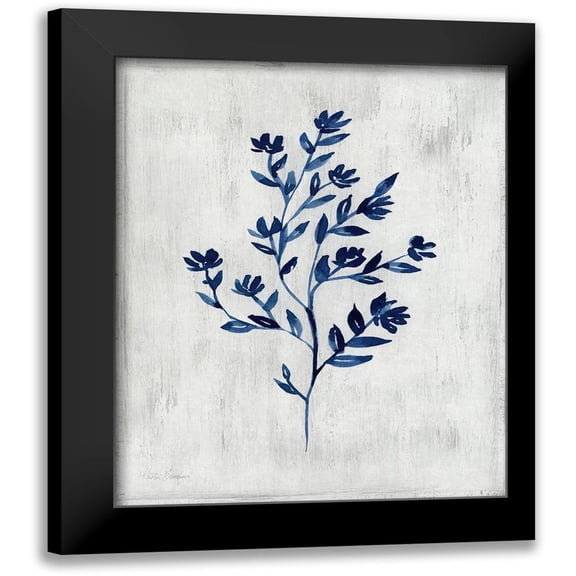 Brockmon, Kristen 12x14 Black Modern Framed Museum Art Print Titled - Wild Indigo II