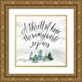 thumbnail image 1 of Brockmon, Kristen 15x15 Gold Ornate Wood Framed with Double Matting Museum Art Print Titled - Thrill of Hope, 1 of 4