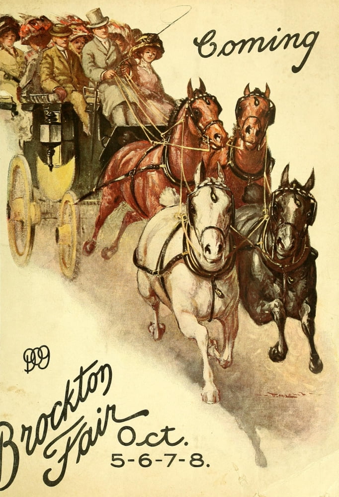 Brockton Fair 1909 Cover Canvas Art - Unknown (18 x 24)
