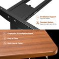 thumbnail image 1 of Brodan  Electric Standing Desk, Adjustable Height Office Desk, L Shape Walnut Walnut Finish, 1 of 5