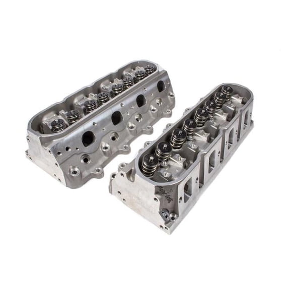 Brodix 1171000 BR 7 Cylinder Head Assembled 2.204 & 1.614 in. Valves 262 cc Intake - 71 cc Chamber