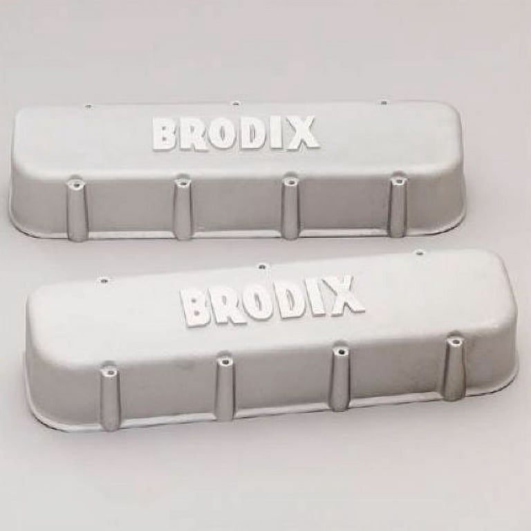 Brodix VC200 Cast Aluminum Tall Valve Covers, For Chevy BBC 396