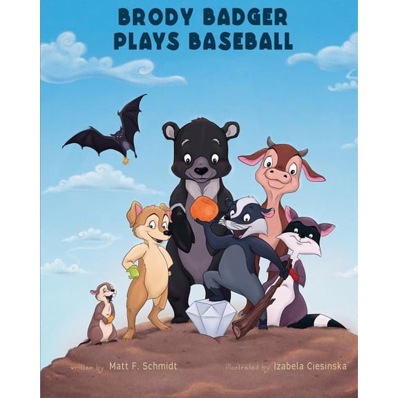 Brody Badger Plays Baseball, (Paperback)
