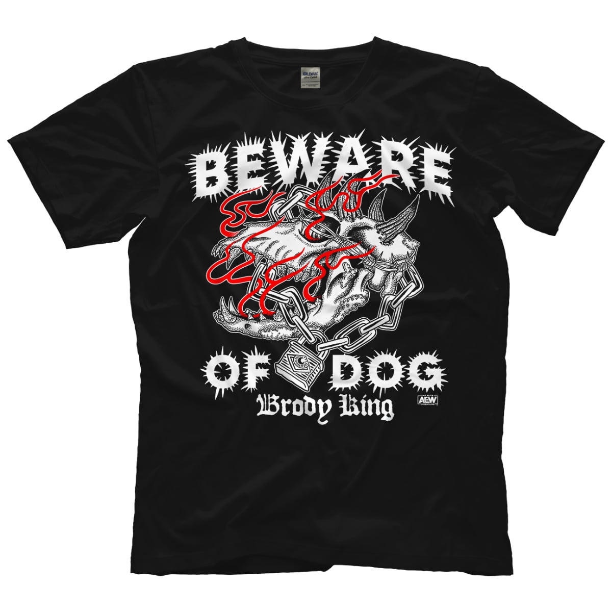 Brody King Beward of Dog AEW Official TShirt