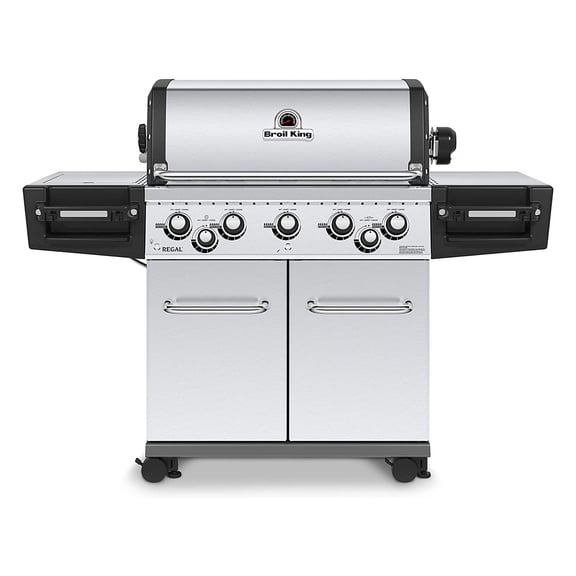 Broil King 5 Burner Regal S590 Pro Outdoor Liquid Propane Grill, Stainless Steel