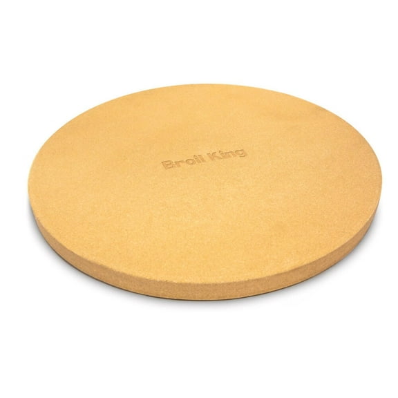 Broil King Pizza Stone Grill Accessory - Extra Thick Ceramic Composite, Round, 15 In.