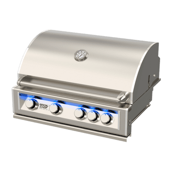 BroilChef 32" Premium Built-In Gas Grill, 4+1RL(BCP-500R)