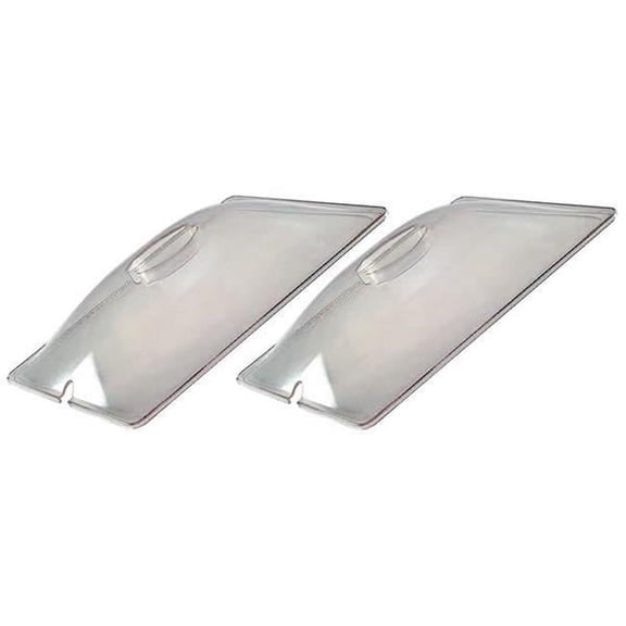 BroilKing CL-2 Two 1/2 Size Clear Plastic Lids