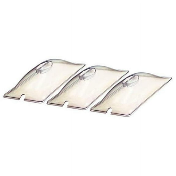 BroilKing CL-3 Three 1/3 Size Clear Plastic Lids