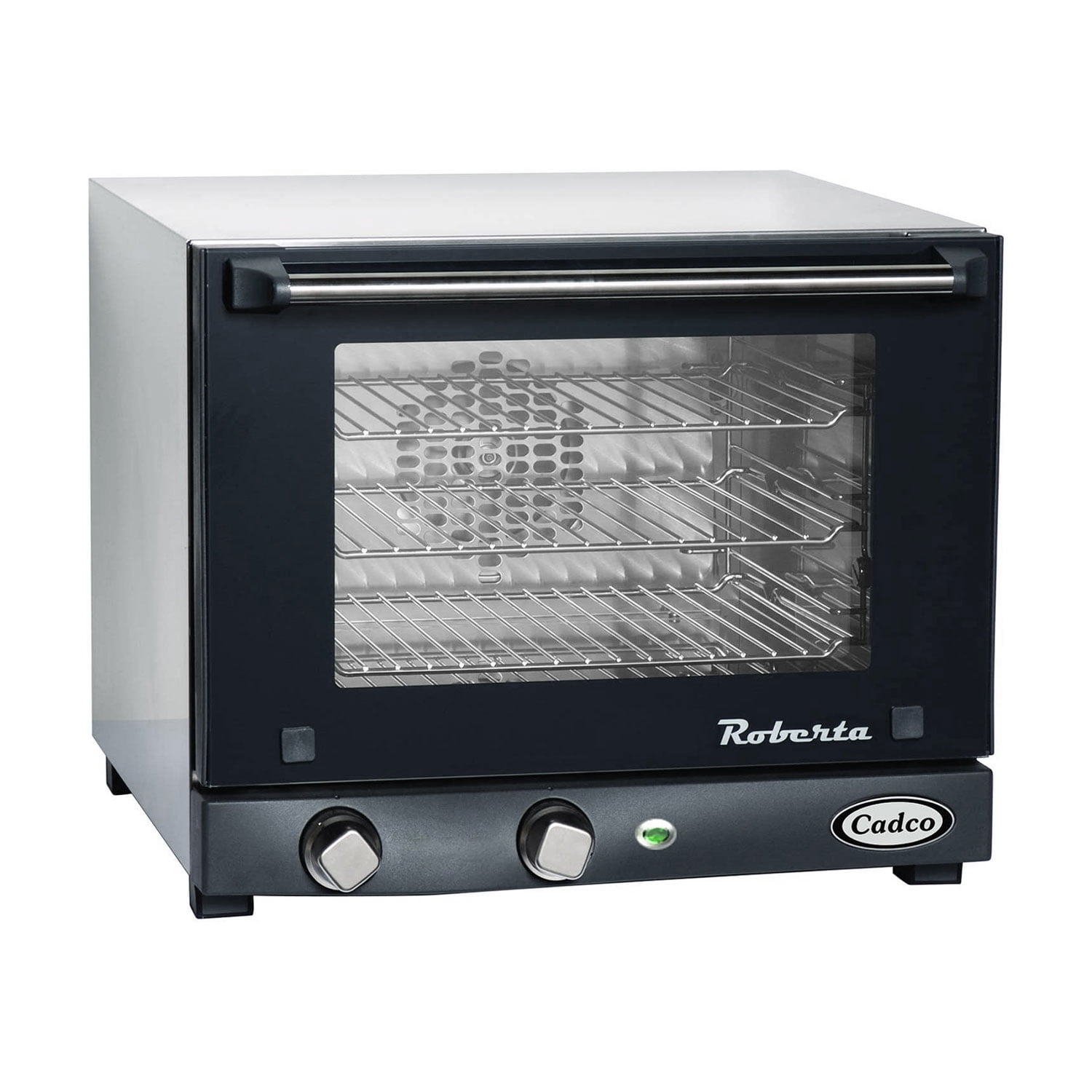 BroilKing POV-003 Compact Quarter Size Convection Oven w/ Sheet Pan, Black