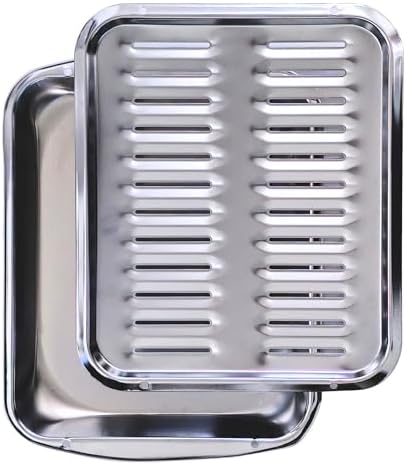 Broiler Pan for Oven, 16.75