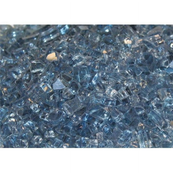 Broilmaster DG1BUC 1 sq. ft. Decorative Reflective Crushed Glass, Blue