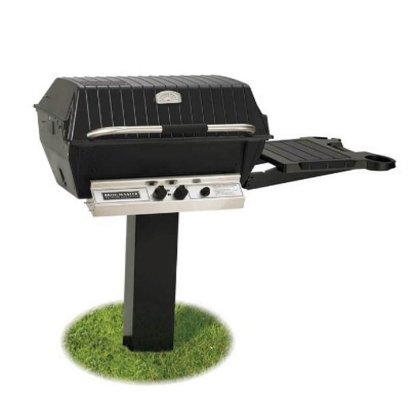 Broilmaster Natural Gas Deluxe Grill Package with Stainless Steel Grids - 48" In-Ground Post - image 1 of 1