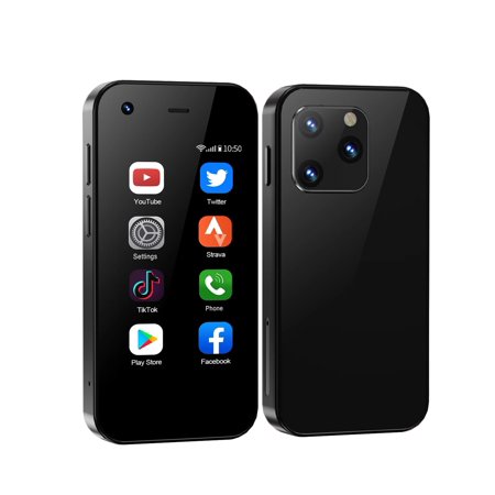 Broisae KING5000 Mini Smartphone 3G Networks Dual Nano SIM Android 9.0 System 16GB ROM 2.5'' Screen Play Store Pocket Smartphones