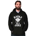 thumbnail image 1 of Broke As Joke College Lifestyle Funny Unisex Plus Fleece Graphic Hoodie Brisco Brands 4X, 1 of 5