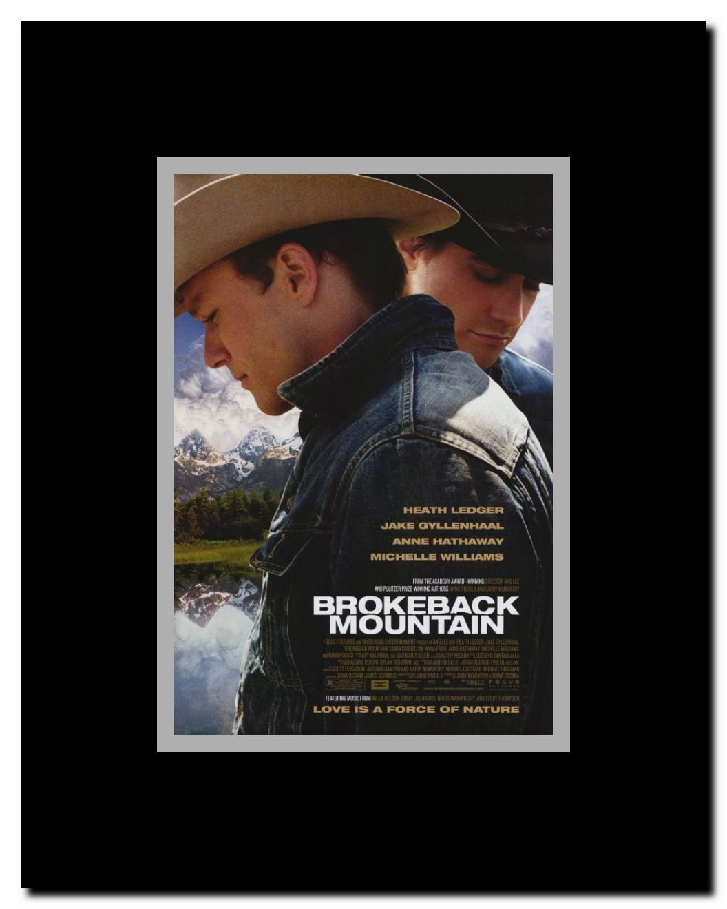 Brokeback Mountain Framed Movie Poster