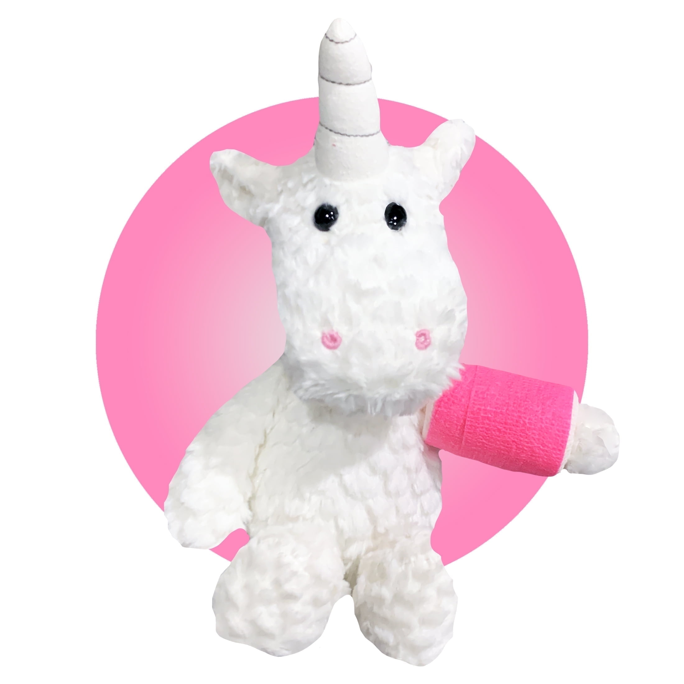 Broken Arm Gift for Little Girls - Get Well Soon Gift Kids - Stuffed Animal Unicorn wearing a Cast by Kikilishop