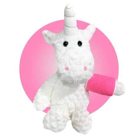 Broken Arm/Leg Gift for Little Girls - Stuffed Animal Unicorn wearing a Cast by Kikilishop