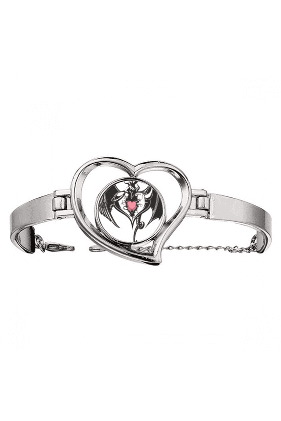 Broken Armor Love Heart Huge Wings Bracelet Heart Jewelry Wire Bangle