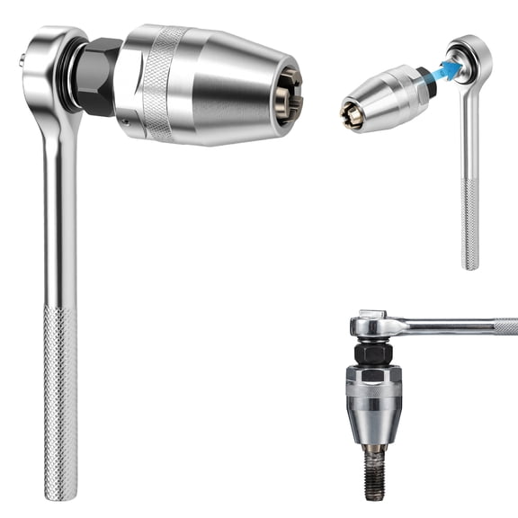 Broken Bolt and Stud Extractor with Wrench for 1/4 to 1/2 Inch Bolt Stud
