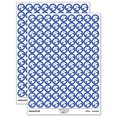 thumbnail image 1 of Broken Bone Injury 200+ Round Stickers - Dark Blue - Matte Finish - 0.50" Size, 1 of 3