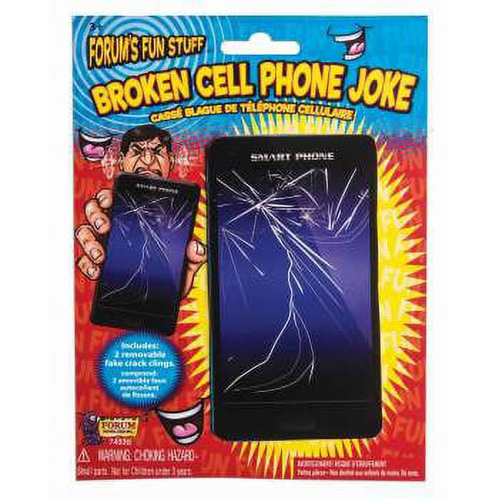 Broken Cell Phone Joke Novelty / Prank Toy