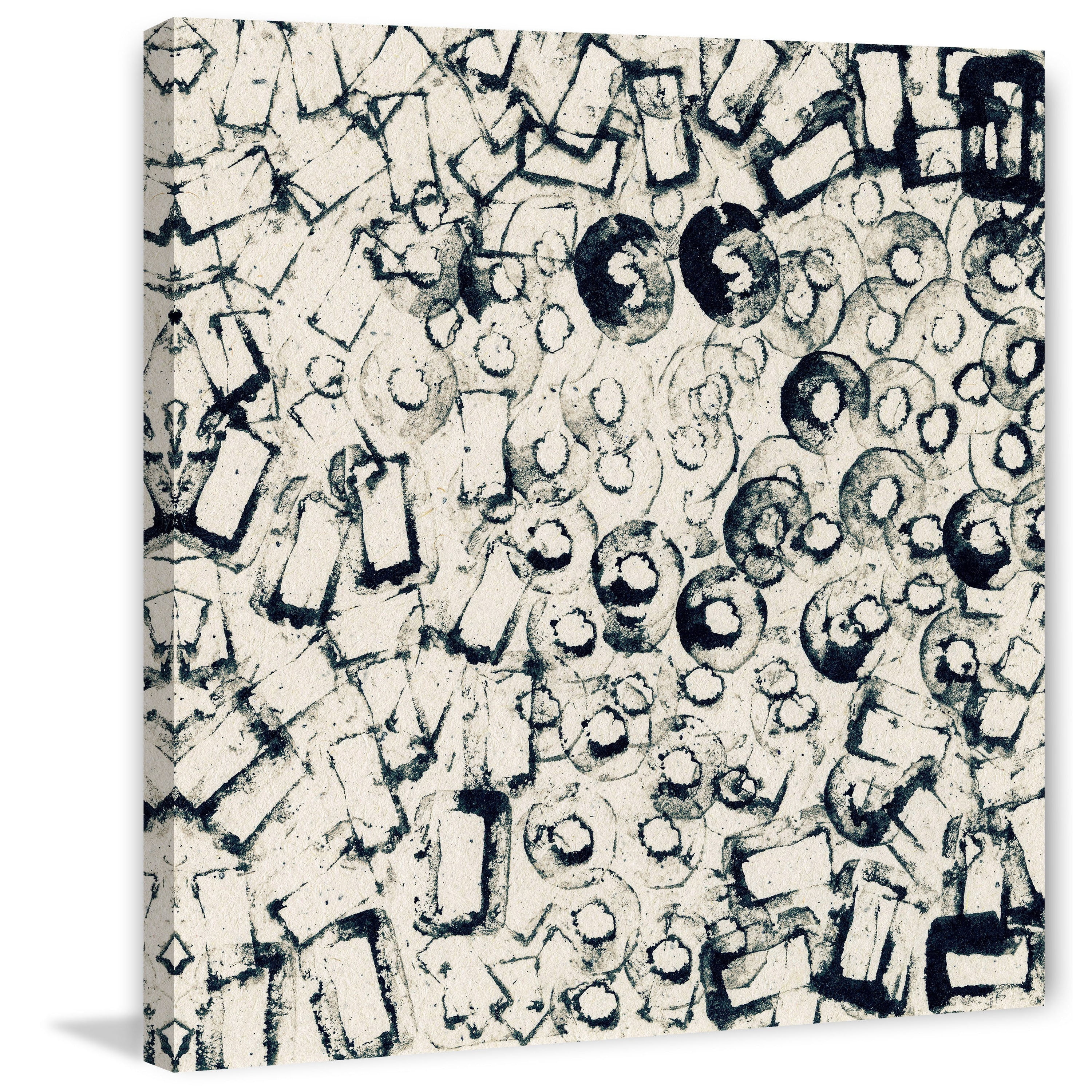 "Broken Components" Painting Print on Wrapped Canvas