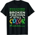 thumbnail image 1 of Broken Crayons Mental Health Awareness Supporter Graphic T-Shirt, 1 of 3