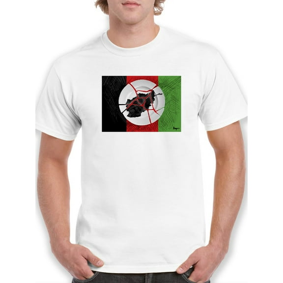Broken Dish T-Shirt Men -Muzaffar Yulchiboev Designs, Male 5X-Large
