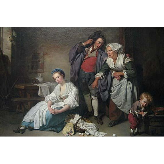 Broken Eggs-Fine art canvas print (20" x 30")