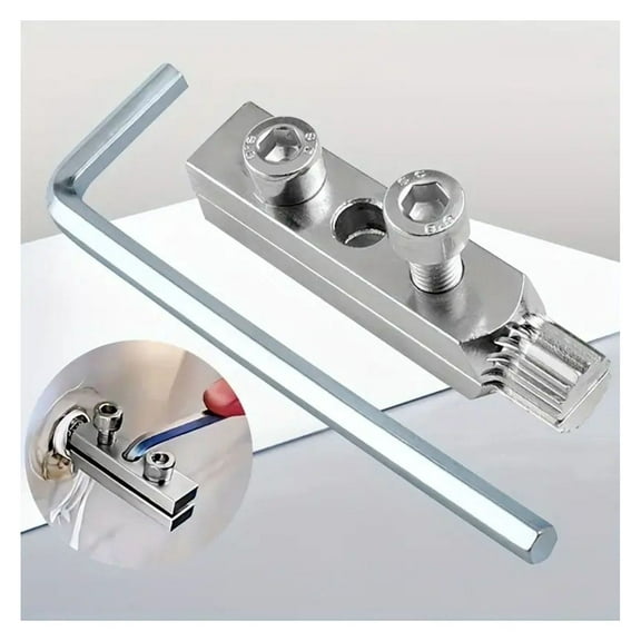 Broken Faucet & Pipe Extractor Tool Set - Stripped Screw Remover Kit - 6 Piece Plumbing Tool Set with Left Hand Drill Bits & Pipe Grips