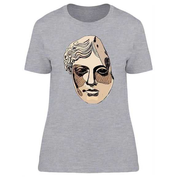 Broken Head Female Sculpture T-Shirt Women -Image by Shutterstock, Female x-Large