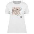 thumbnail image 1 of Broken Head Of David With Female T-Shirt Women -Image by Shutterstock, Female Medium, 1 of 2