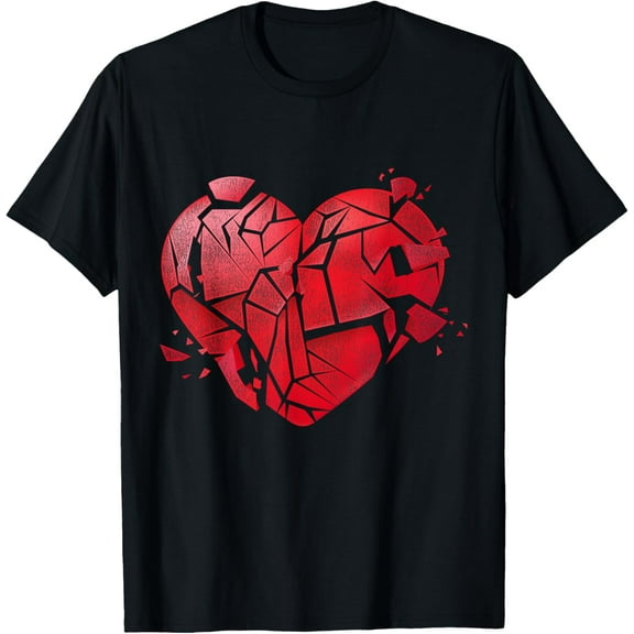 Broken Heart Anti Valentines Day T-Shirt