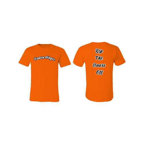 Broken Hinges Orange Shirt