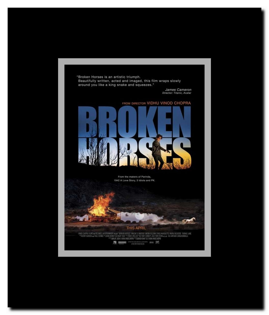 Broken Horses Framed Movie Poster