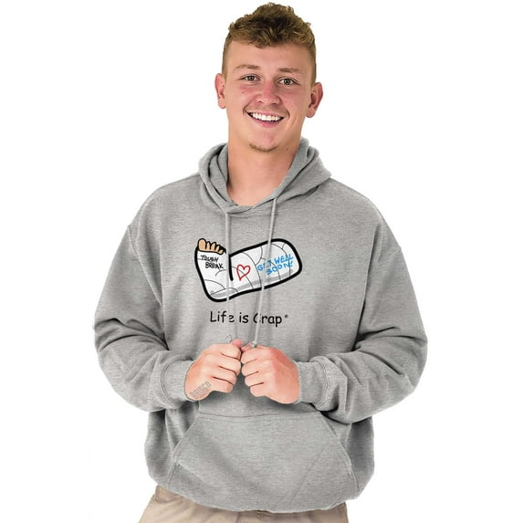 Broken Leg Foot Get Well Soon Novelty Unisex Plus Fleece Graphic Hoodie Brisco Brands 3X