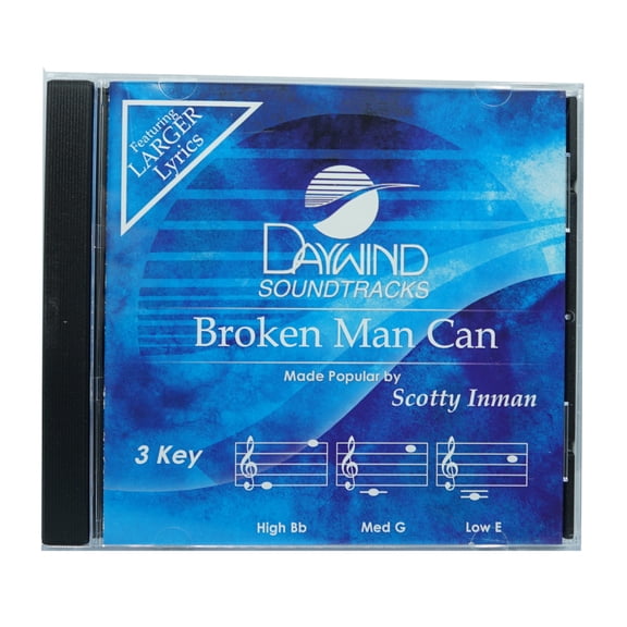 Broken Man Can Made Popular by Scotty Inman NEW CD Accompaniment