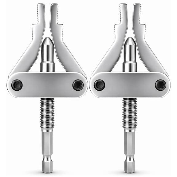 Broken Pipe Extractor Tool for 1/2" 3/4" 1", 3-in-1 Heavy Duty Universal Hex Shank Broken Pipe Extractor– Drill-Powered Pipes & Thread Removal Tool for Home Repairs
