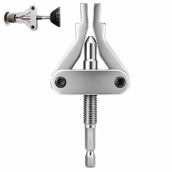 Broken Pipe Extractor Tool,Damaged Screw Bolt Thread Valve Remover Tool,3-in-1 Heavy Duty Drill-Powered Thread RemovalTool,Fast Drill-Powered Broken Fitting RemovalTool