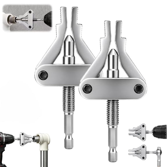 Broken Pipe Extractor Tool, Damaged Screw Bolt Thread Valve Remover Tool Damaged Threads, Bolts and Fittings From 1/2", 3/4" 1" Pipes with Ease