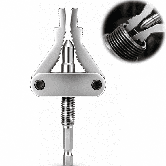 Broken Pipe Extractor Tool Set for Drill, 3-Size Thread Remover for 1/2", 3/4" & 1" Pipes, Heavy-Duty Alloy Steel, Anti-Slip Grip for Shower Arms, Valves & PVC