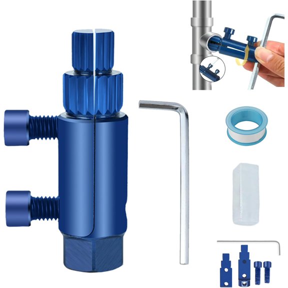 Broken Pipe Thread Extractor,Broken Pipe Thread Extractor Tool,2025 2nd generation Upgrade Stripped Screw Extractor,Easy Out Bolt Extractor Kit for 1/4"/ 3/8" Damaged Faucet Valve Screw Extractor