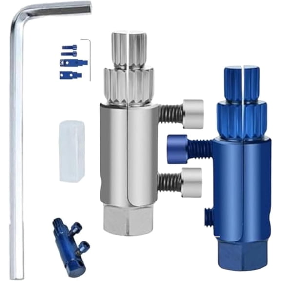 Broken Pipe Thread Extractor, Stripped Screw Extractor, Broken Valve Thread Extractor, Faucet Valves Screws Extractor, Easy out Bolt Extractor Kit for Damaged Faucet Water Pipe Remover (Mix*2pcs-1)