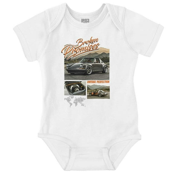Broken Promises Muscle Car Engine Bodysuit Jumper Boys Infant Baby Brisco Brands 24M