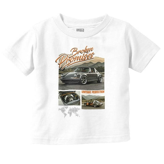 Broken Promises Muscle Car Engine Youth T Shirt Tee Boys Infant Toddler Brisco Brands 12M